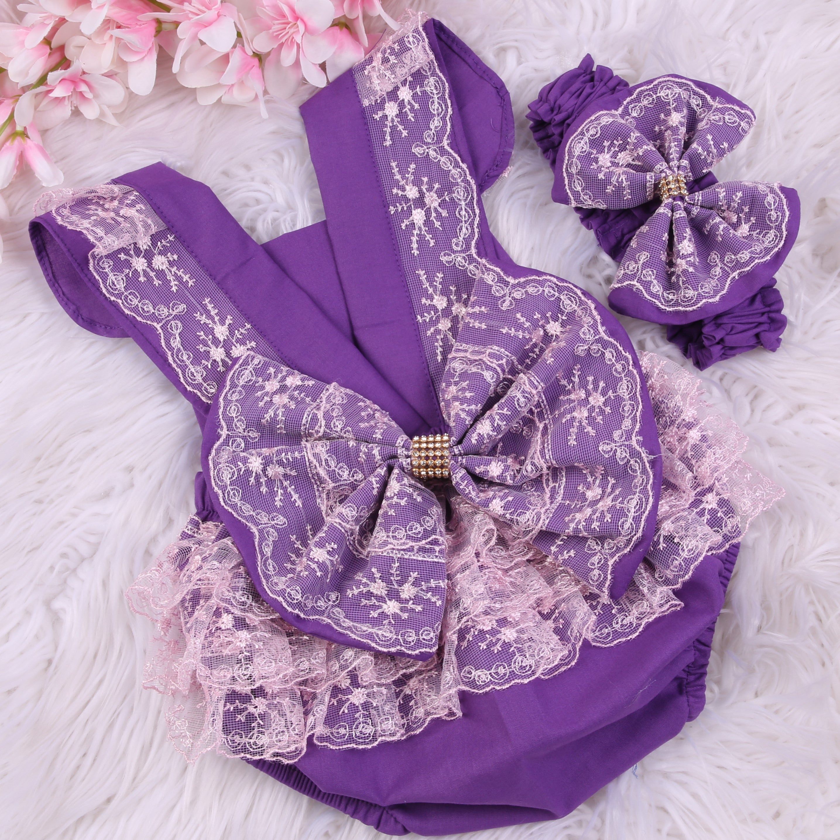 Blush Orchid Lace Set