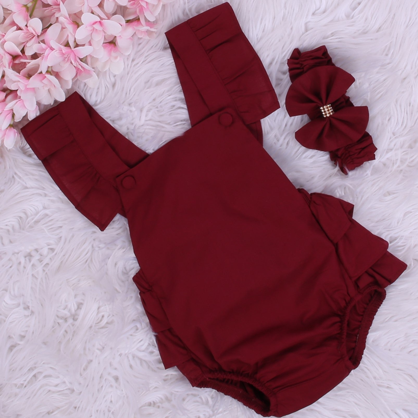 Ruby Rose Bloom Romper Set