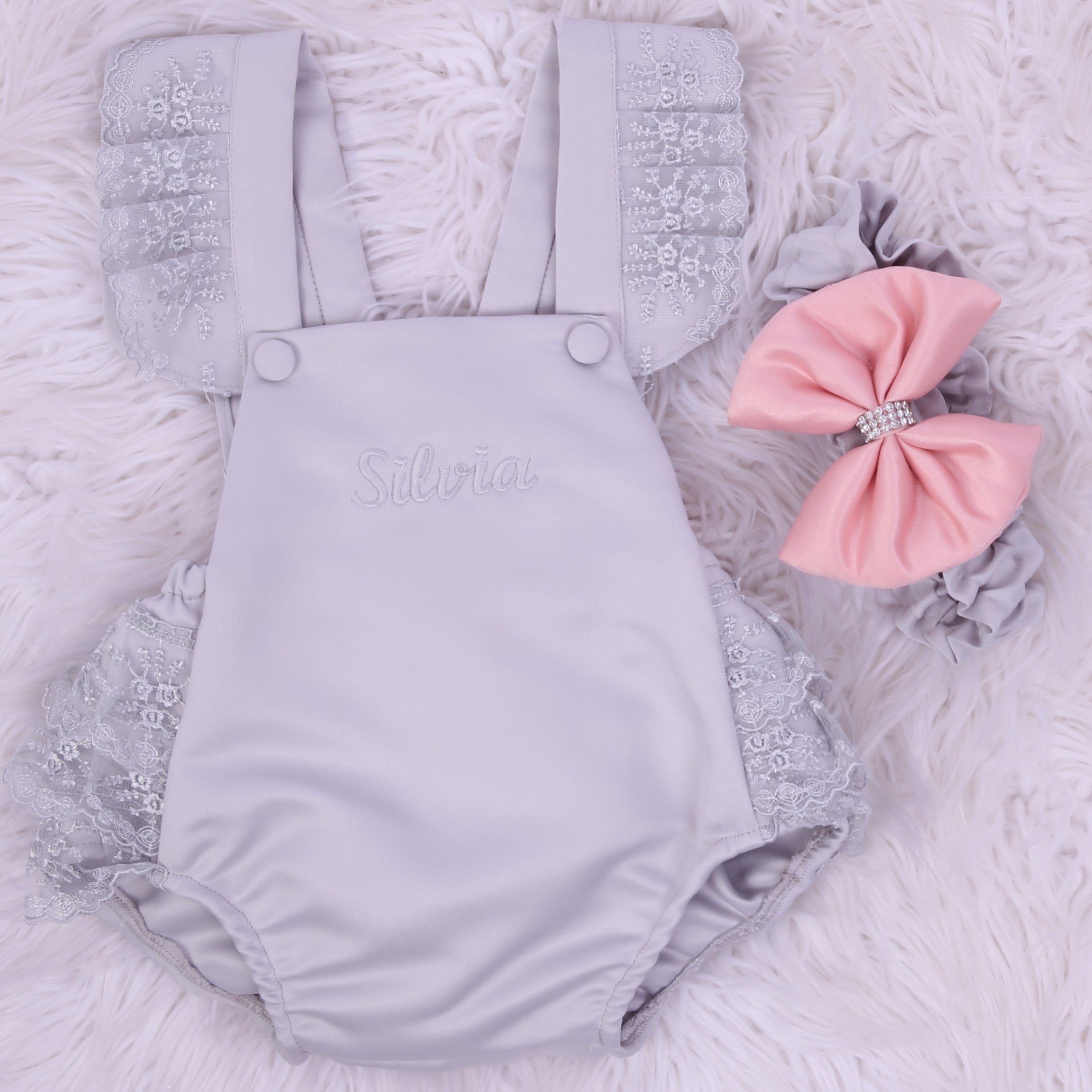 Petite Royal Bloom Romper Set