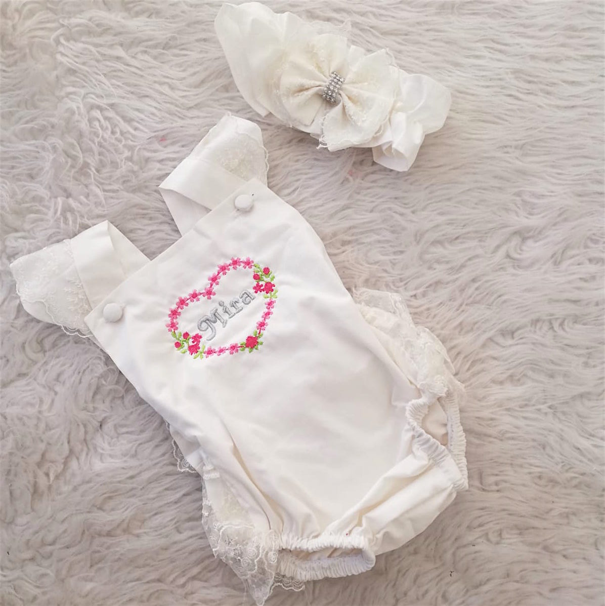 Blossom Grace Romper Set