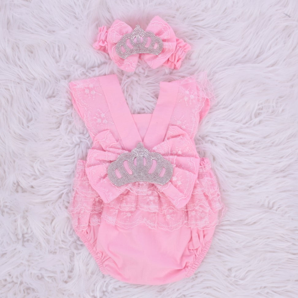 Princess Dream Lace Romper Set