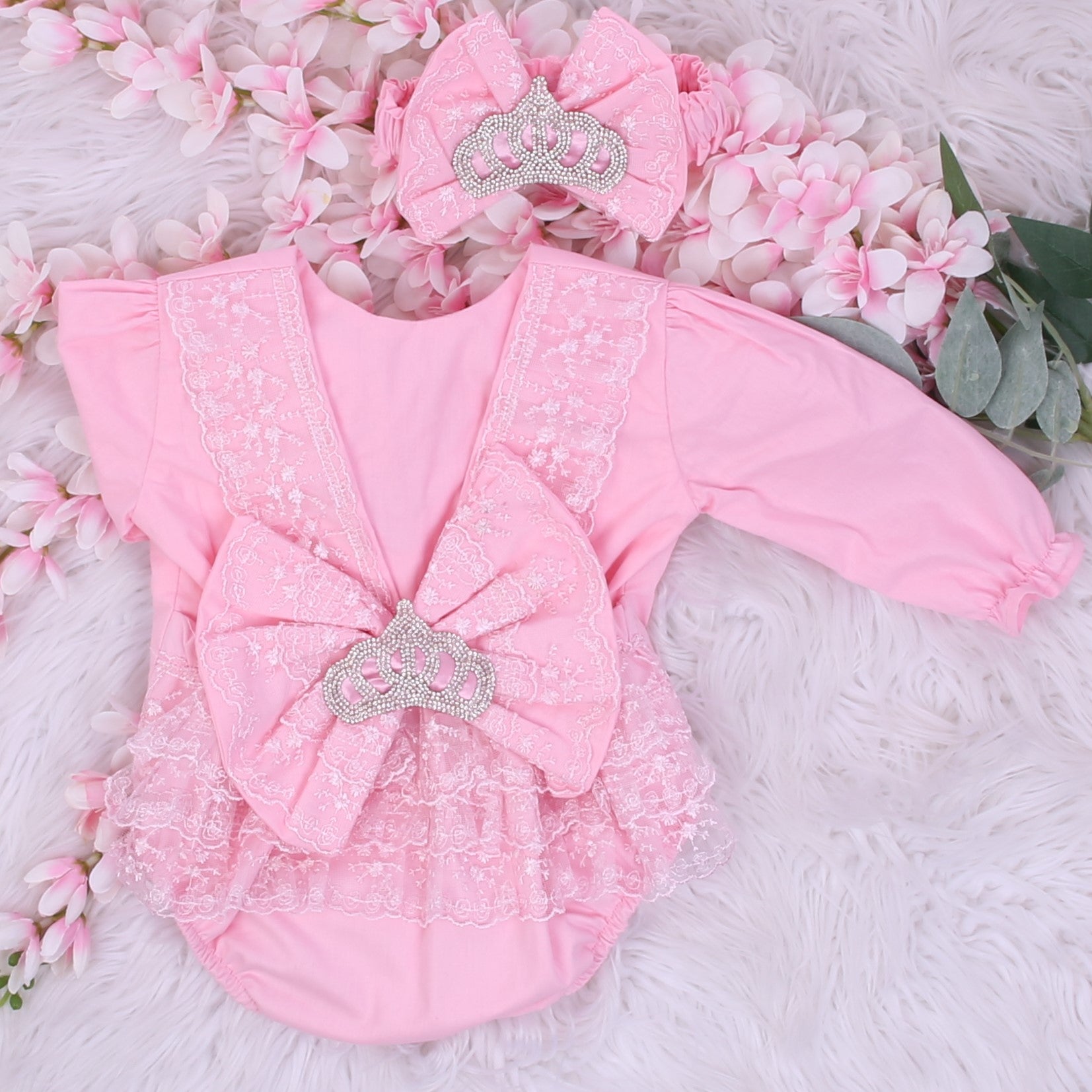 Pink Lace Majesty Set