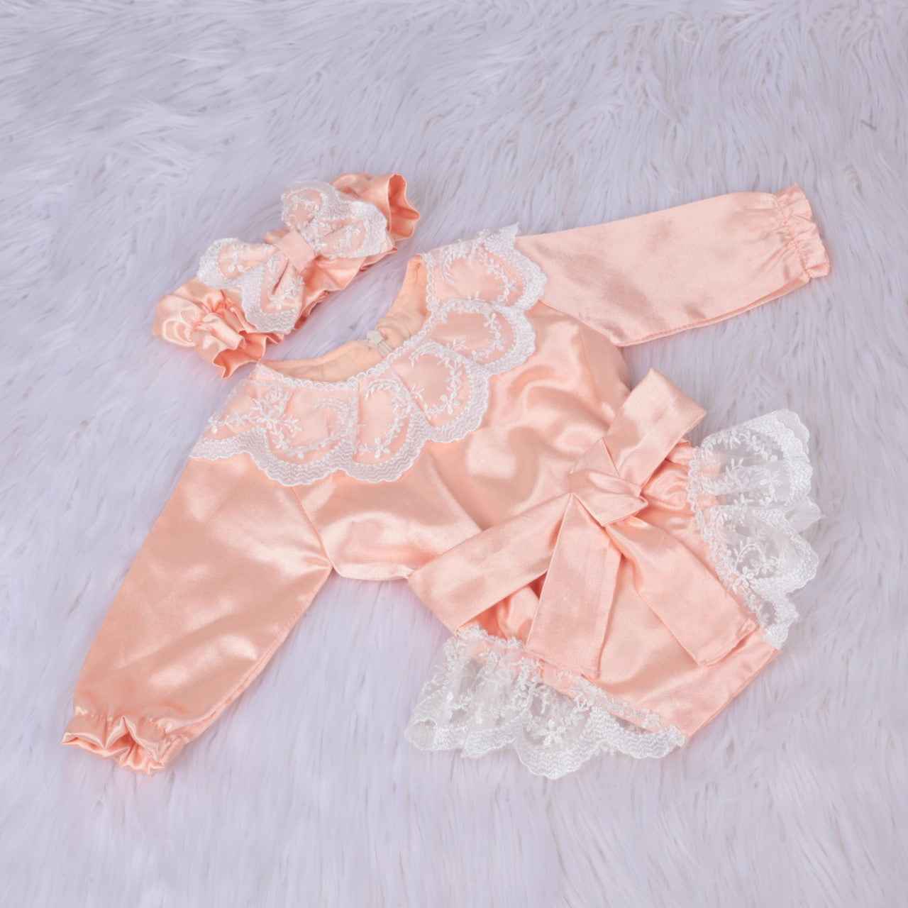 CHECK PRICE Pink Blossom Royal Romper Set