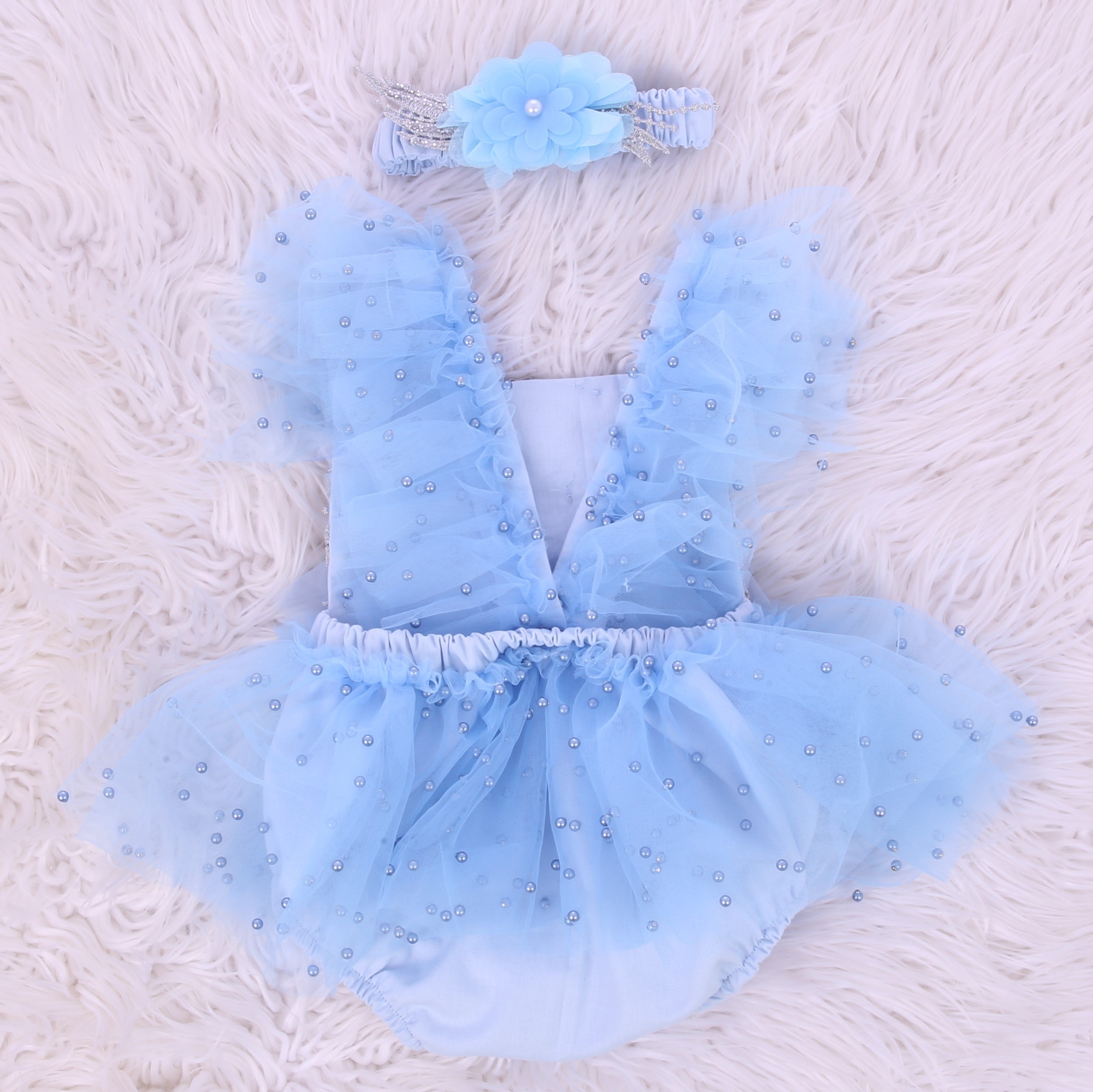 Frozen Petal Charm Romper Set