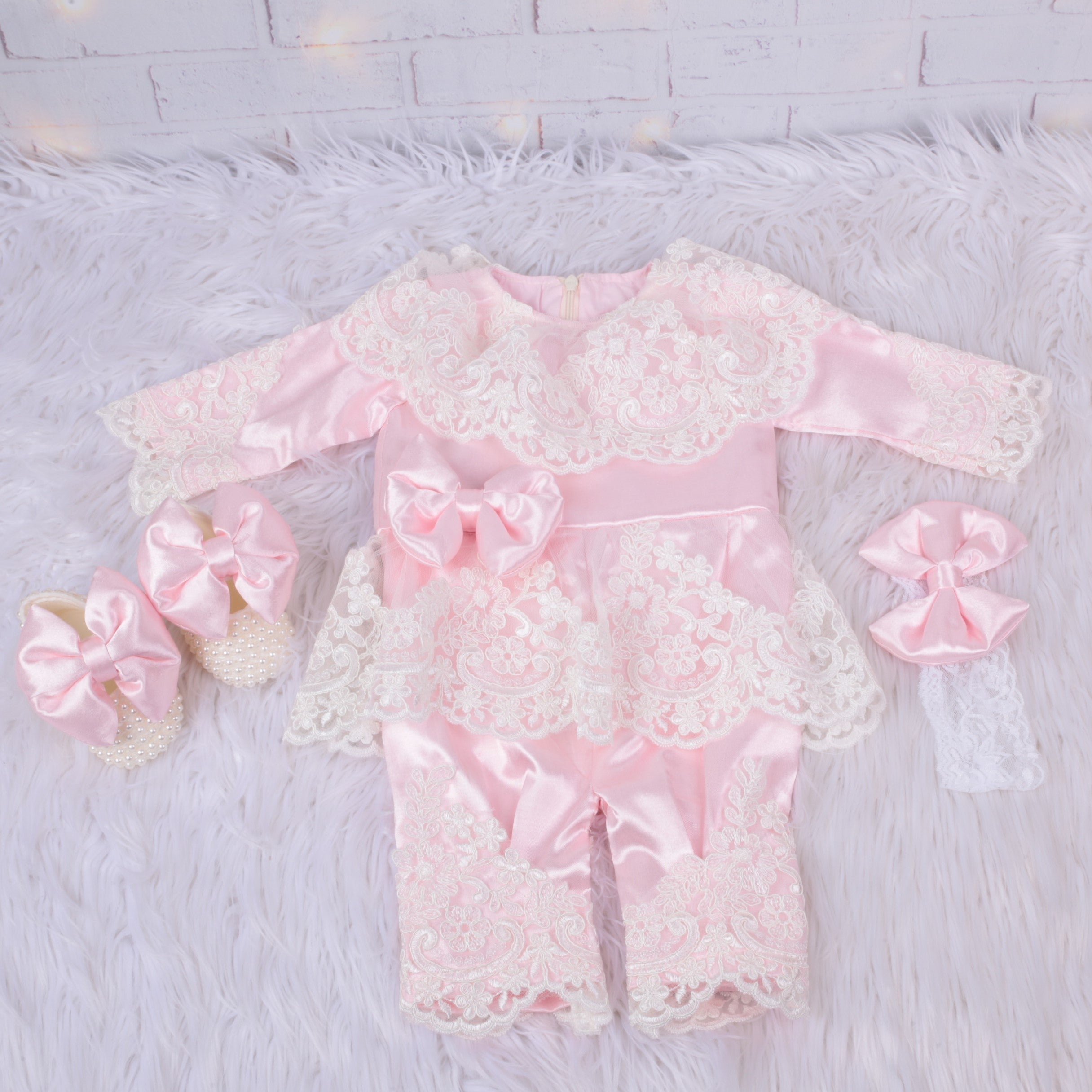 Angelique Rose Lace Set