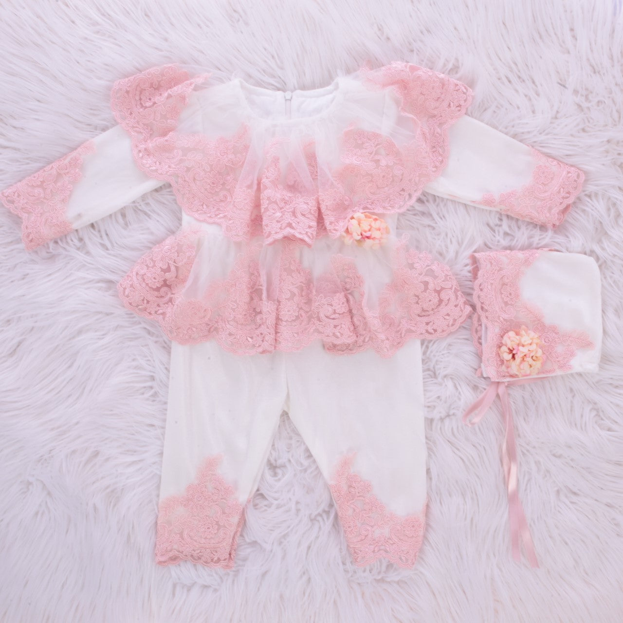 Blush Petal Princess Romper