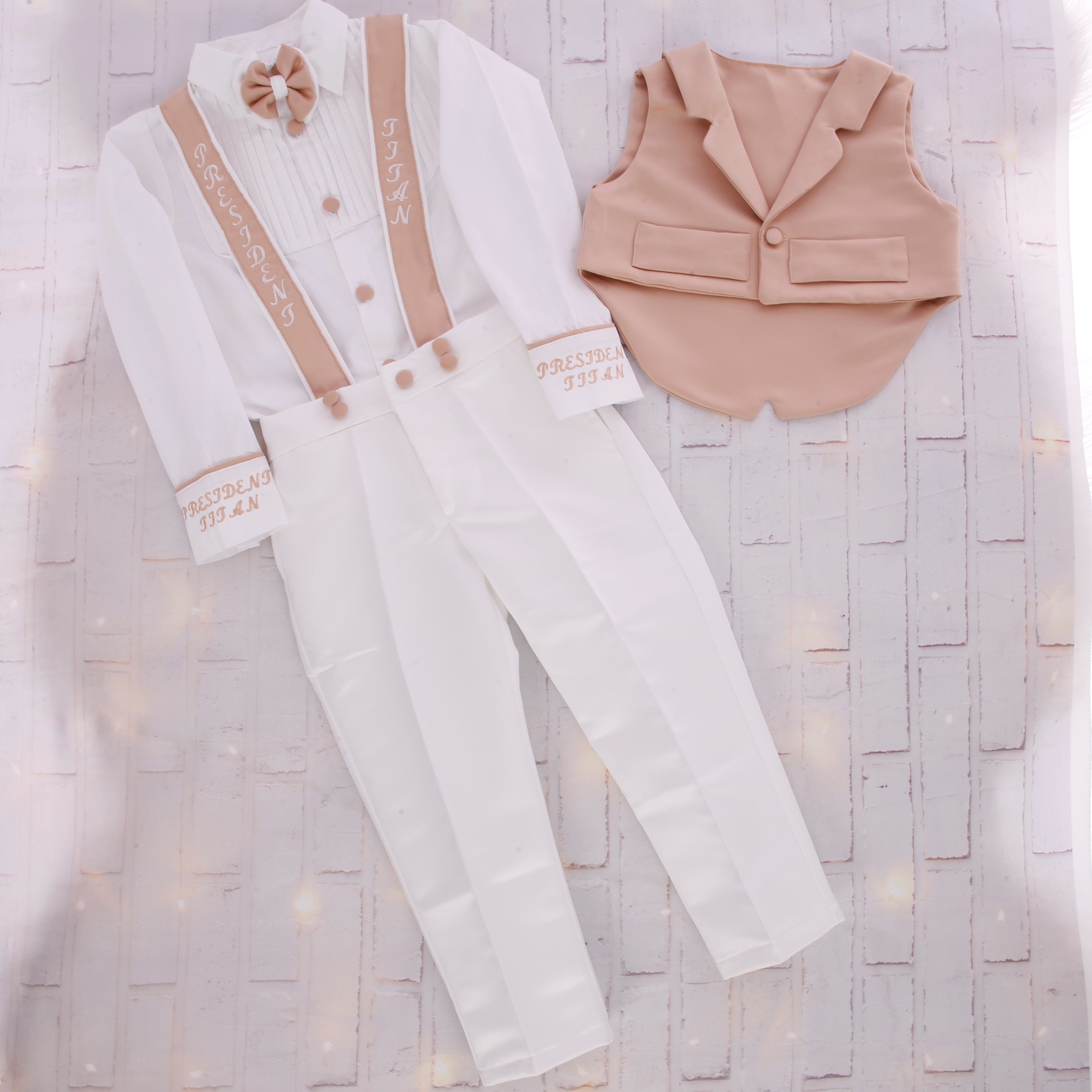 Beige Bliss Baby Formal Attire