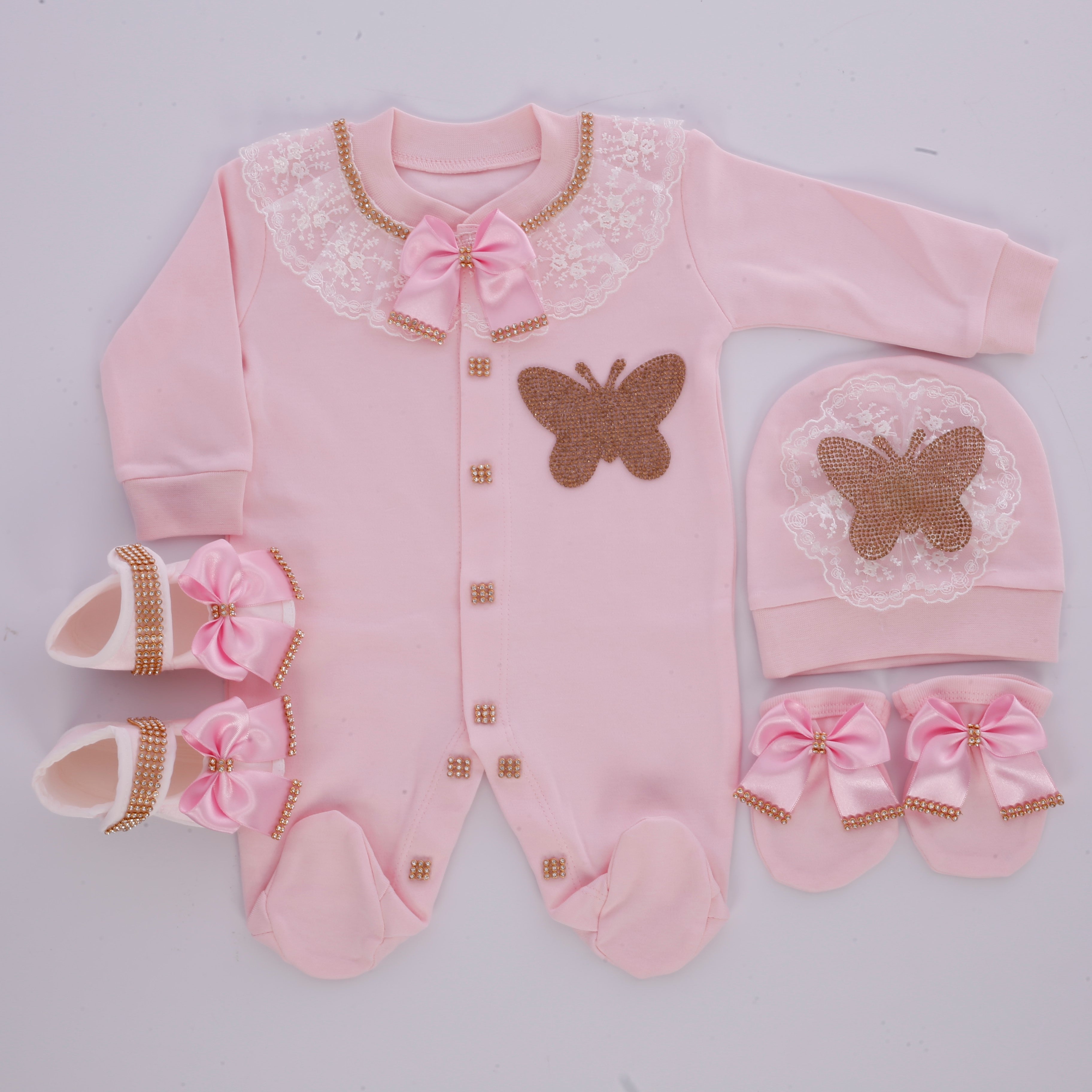 Blush Butterfly Grace Set