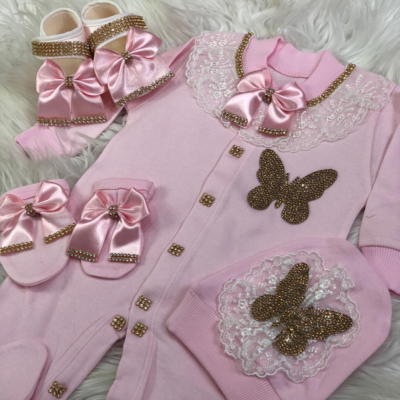 Blush Butterfly Grace Set