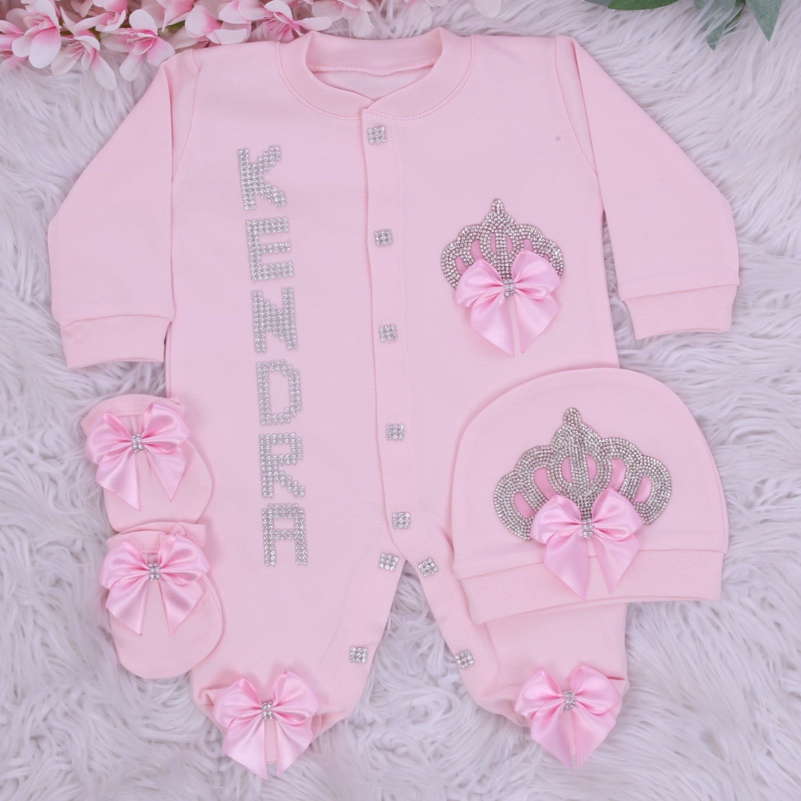 Precioso conjunto de princesa rosa