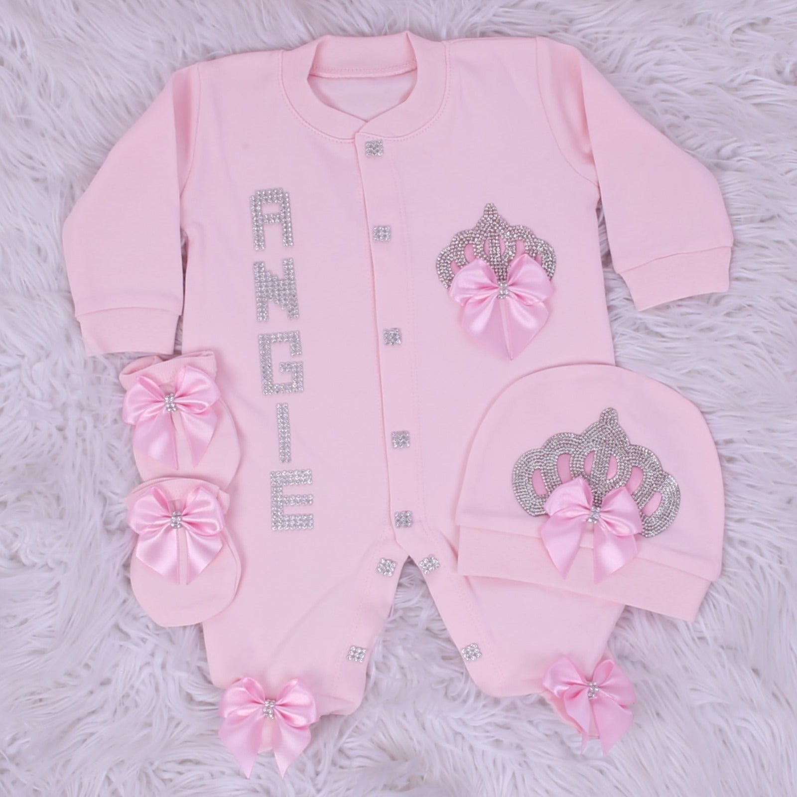 Precioso conjunto de princesa rosa