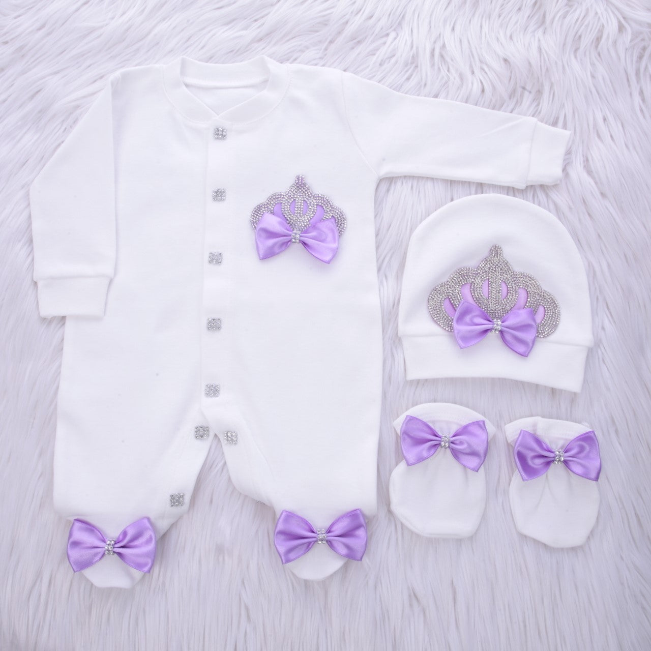 Lavender Princess Crown Set